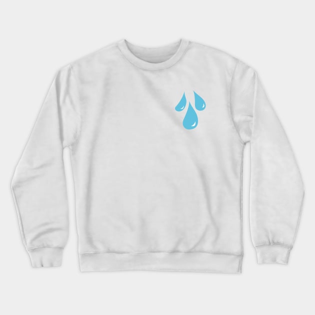 My little Pony - Rain Drops Cutie Mark V2 Crewneck Sweatshirt by ariados4711